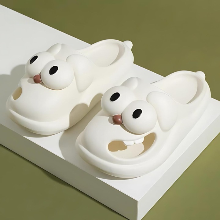 Cartoon-slippers met comfort en karakter - PawJoy Cozy Pup Slippers