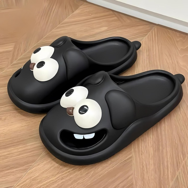 Cartoon-slippers met comfort en karakter - PawJoy Cozy Pup Slippers