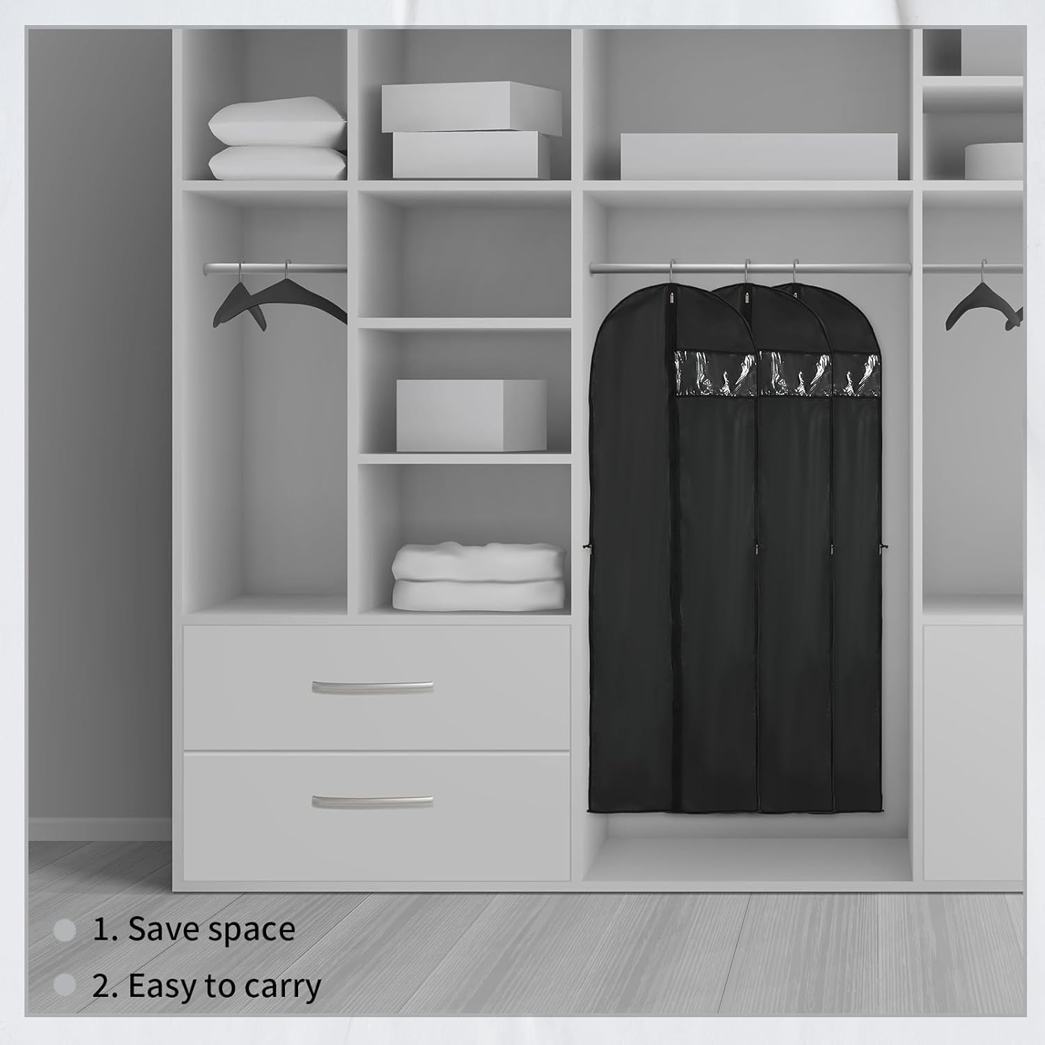 Lange Jurk Opslaghoes – 180 cm met Rits en Venster (1 Kopen, Krijg 1 GRATIS)