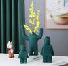 Robot Bloempotten van Keramiek - BrickBotanica