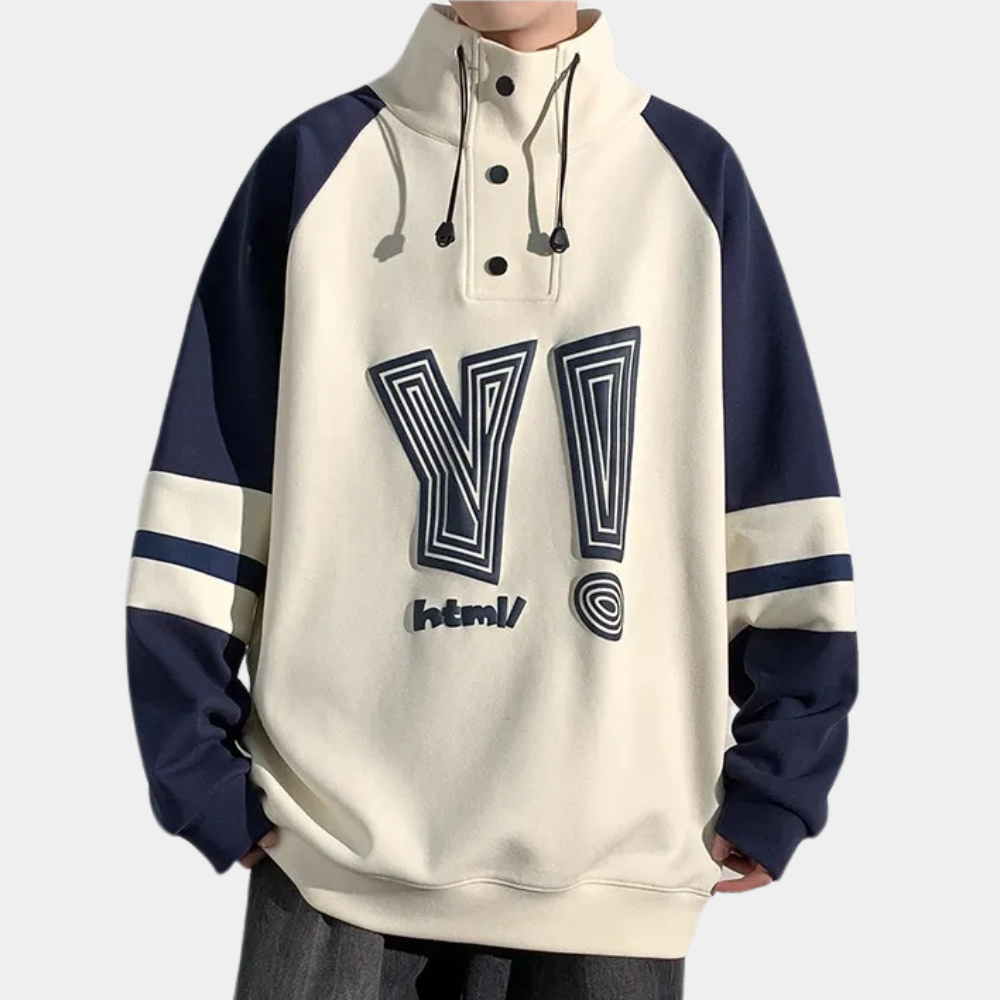 Moderne Trui met Opstaande Kraag voor Heren - Matteo