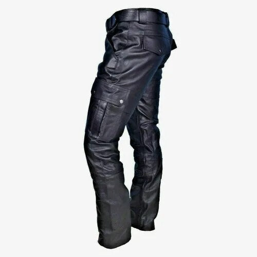Leren Heren Motorbroek - Diego