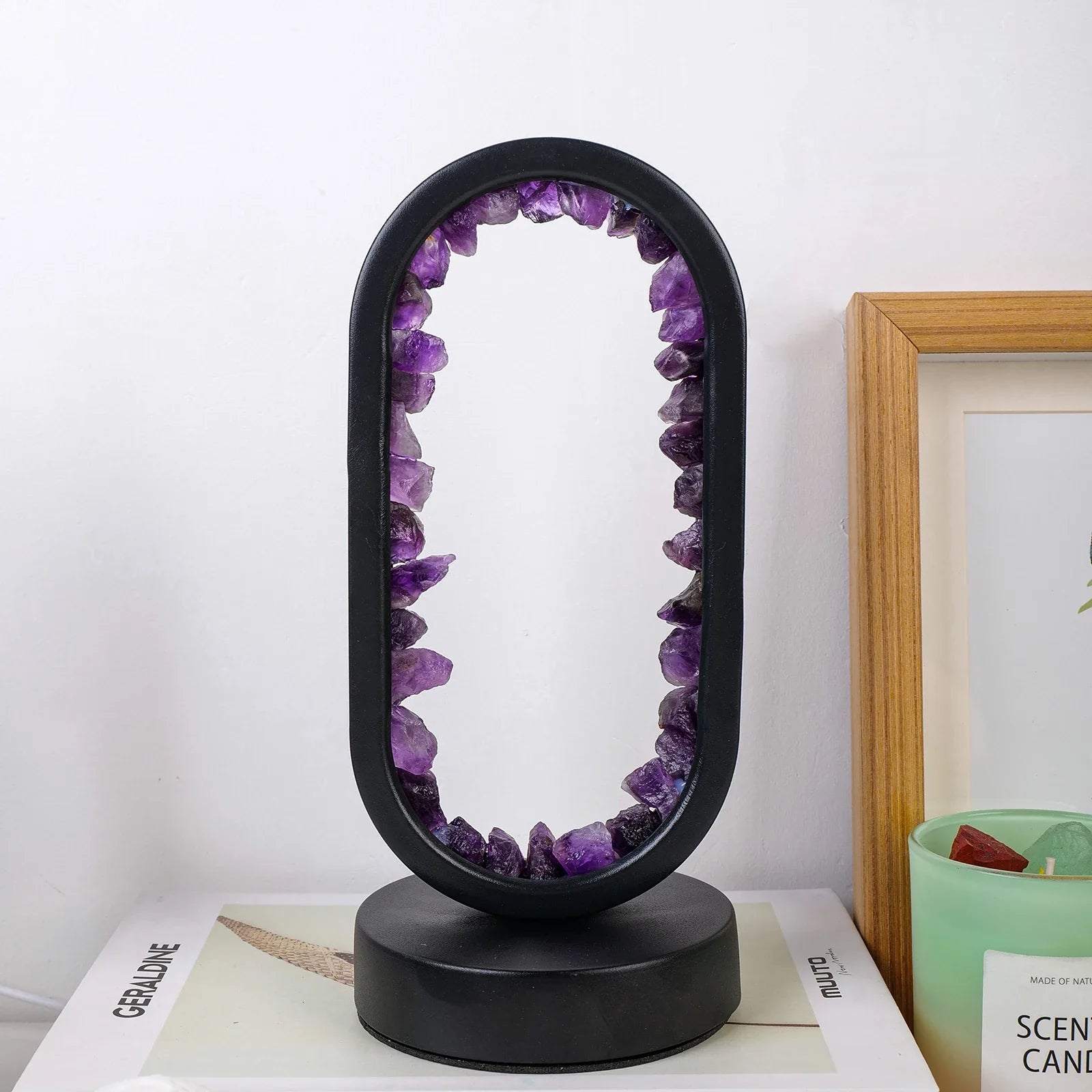 Handgemaakte Amethist Lamp - Serenith
