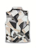 Trendy damesblouse met abstract patroon en knoopsluiting - Marlene