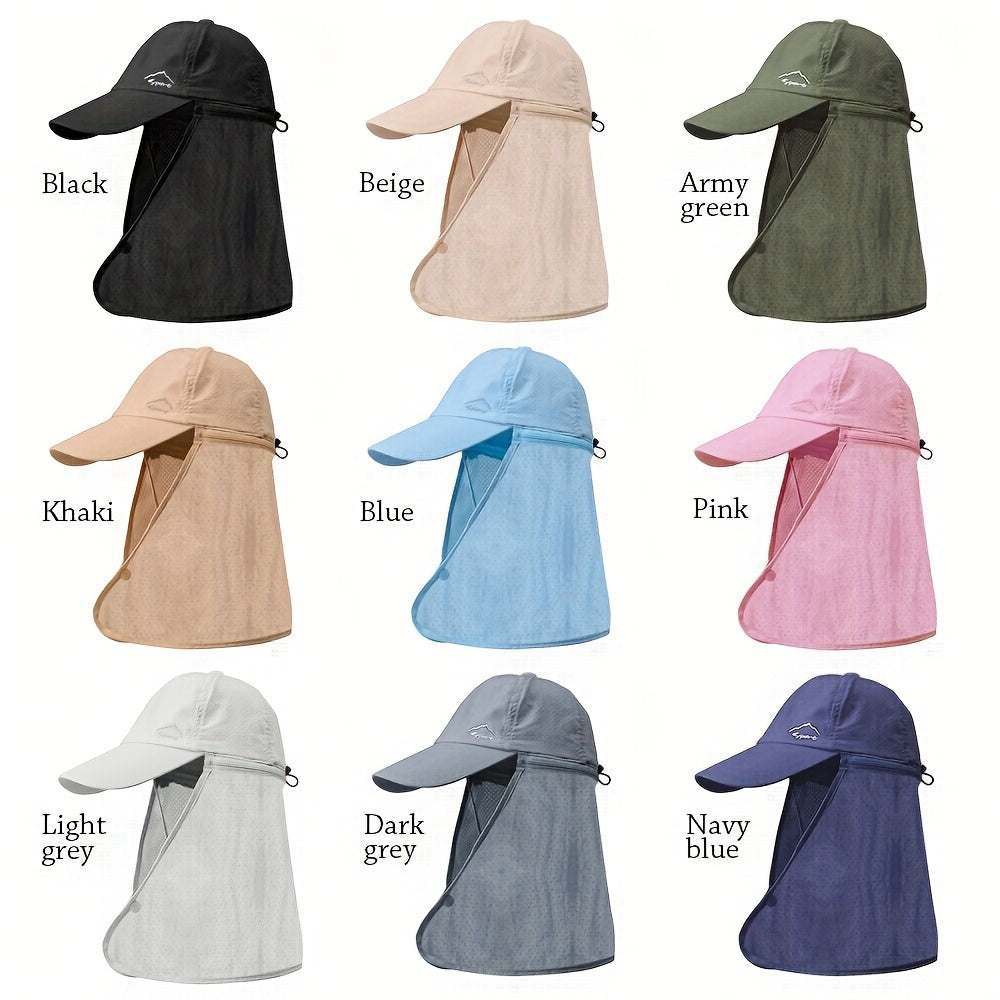 UV-beschermende truckerhoed met nekbescherming voor buitenavonturen - SchattenPro