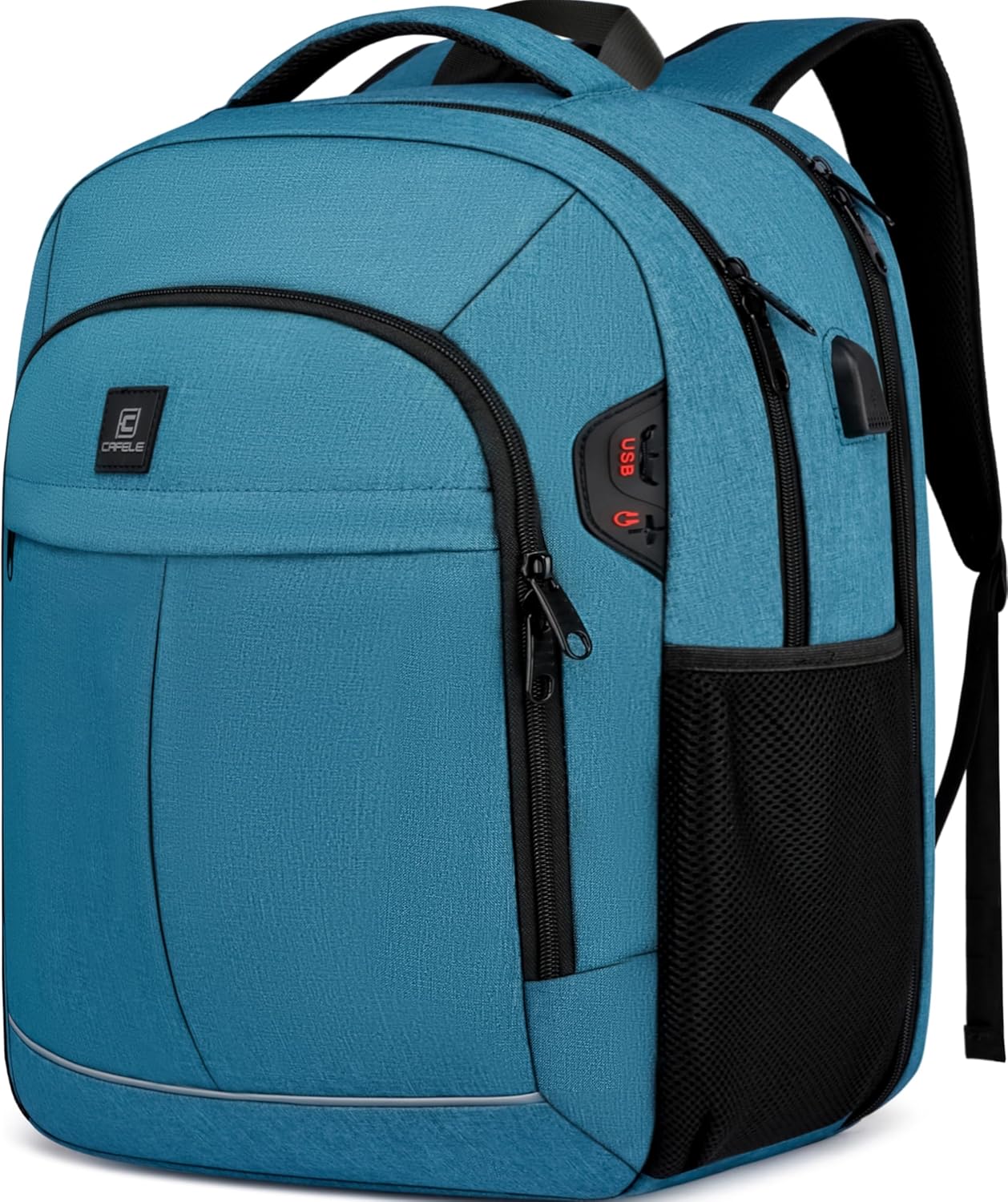 Waterdichte Laptop Rugzak met USB Poort & Anti-Diefstal Ontwerp – TechPro (1+1 GRATIS Tijdelijke Actie)
