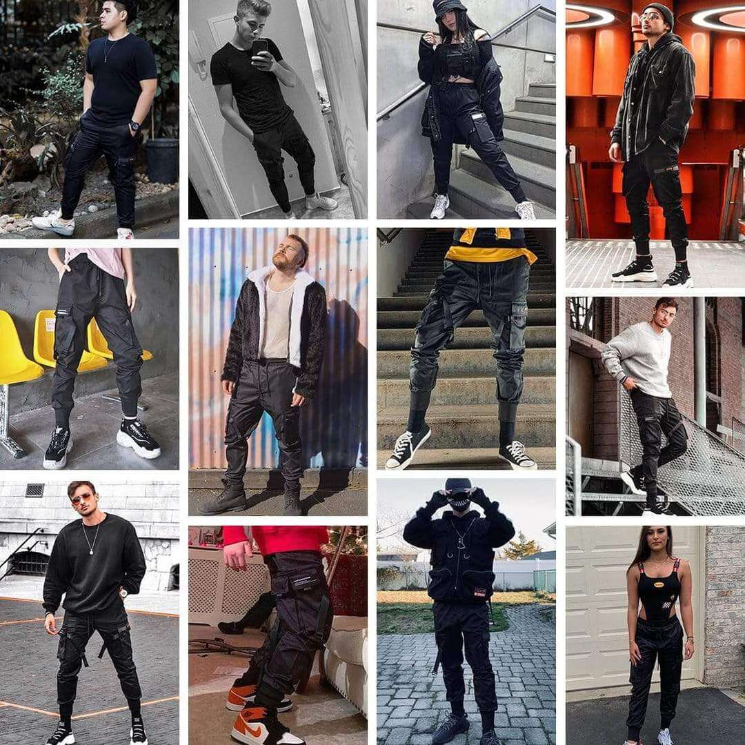 Multi-Pocket Heren Hip-Hop Cargobroek – Dante