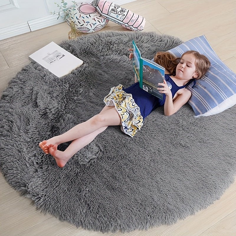 Rond Fluffy Vloerkleed - Clouda