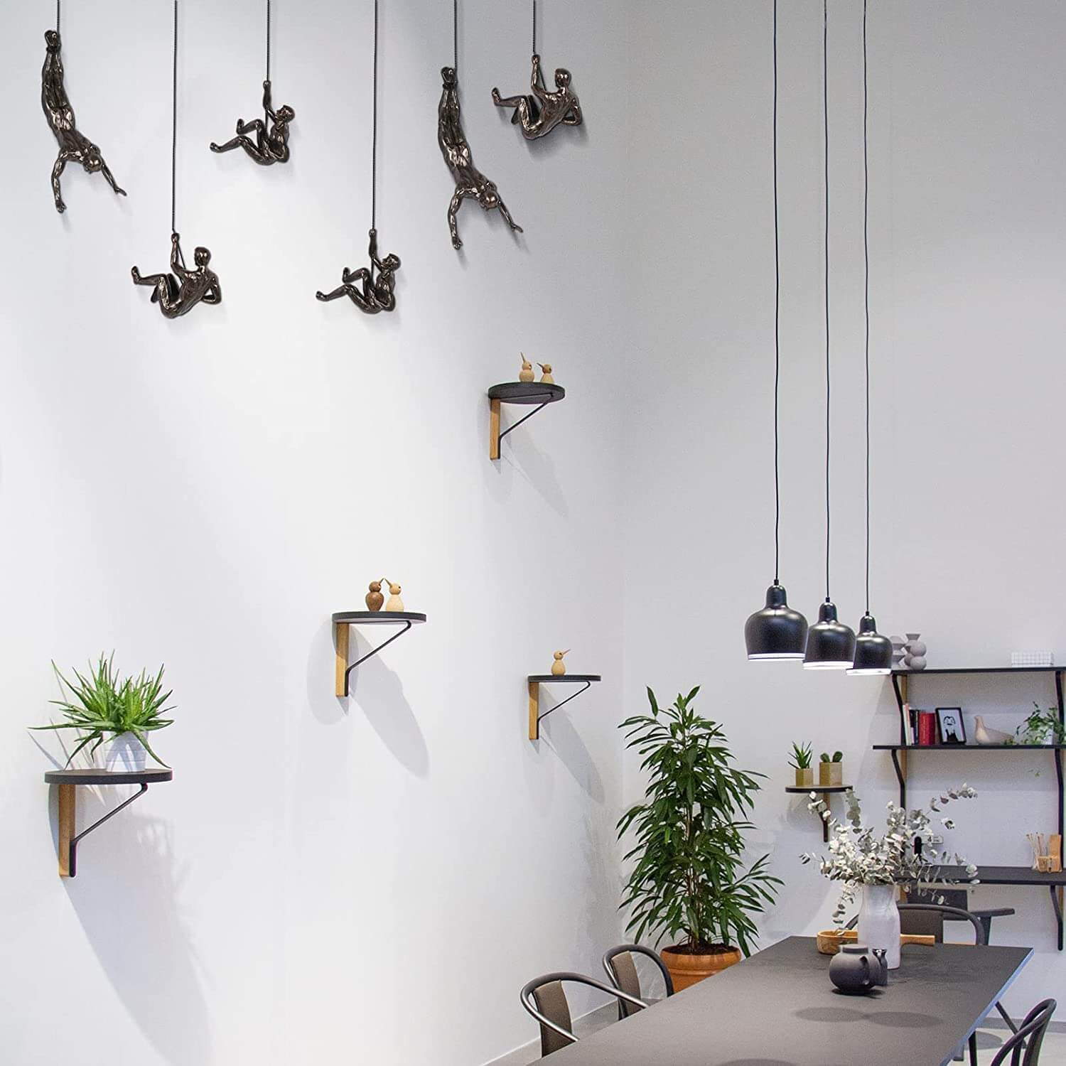 Bergbeklimmer Wandsculptuur – PeakFigures