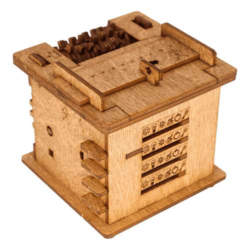 Interactieve Houten Escape Puzzeldoos – MindVault