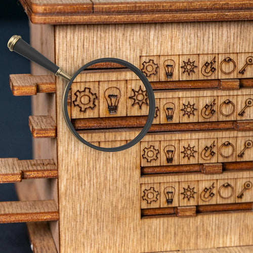 Interactieve Houten Escape Puzzeldoos – MindVault