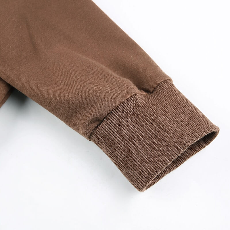 Trendy figuurlijke dames cropped zip-up hoodie met capuchon - Alina