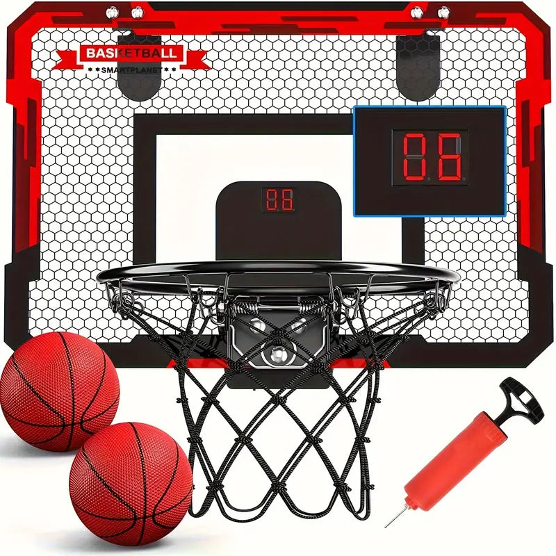 Mini Basketbalframe met Elektronisch Scorebord - BouncePro