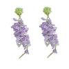 Wisteria Kwast Oorbellen met Bos Thema - Aurelia