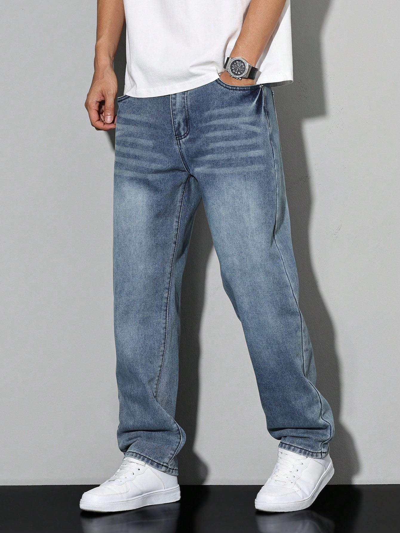 Casual Herenjeans met Rechte Pijp – Milan