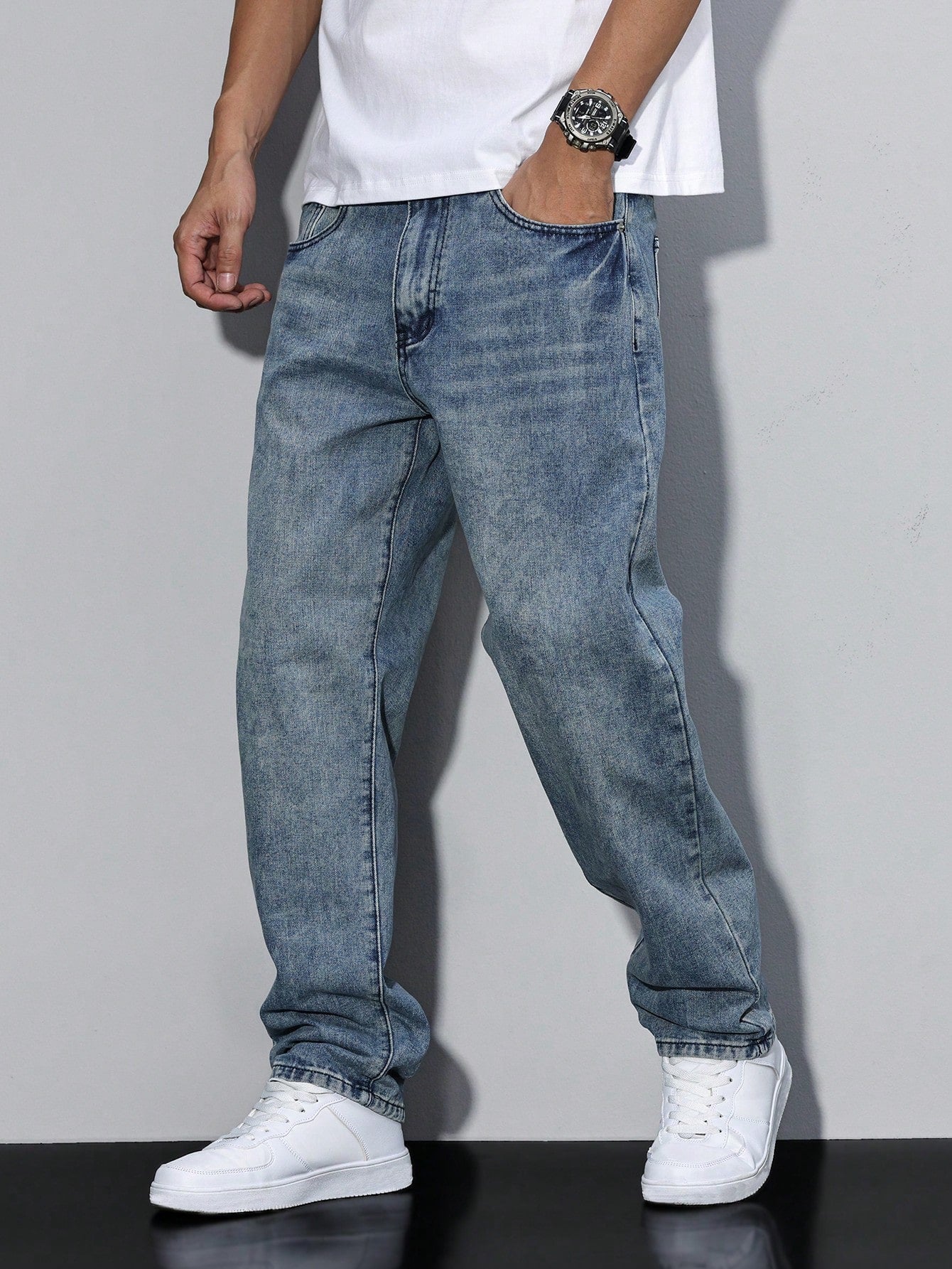 Casual Herenjeans met Rechte Pijp – Milan