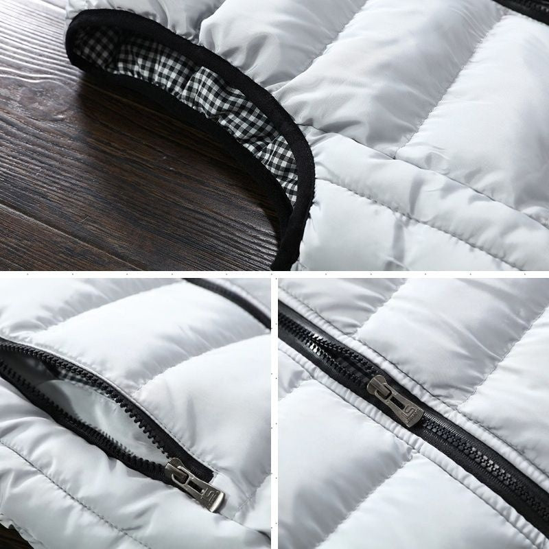 Waterafstotende & Gevoerde Heren Bodywarmer met Staande Kraag - Henrik