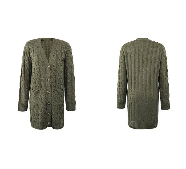 Gebreide dames cardigan met zakken – Noelle