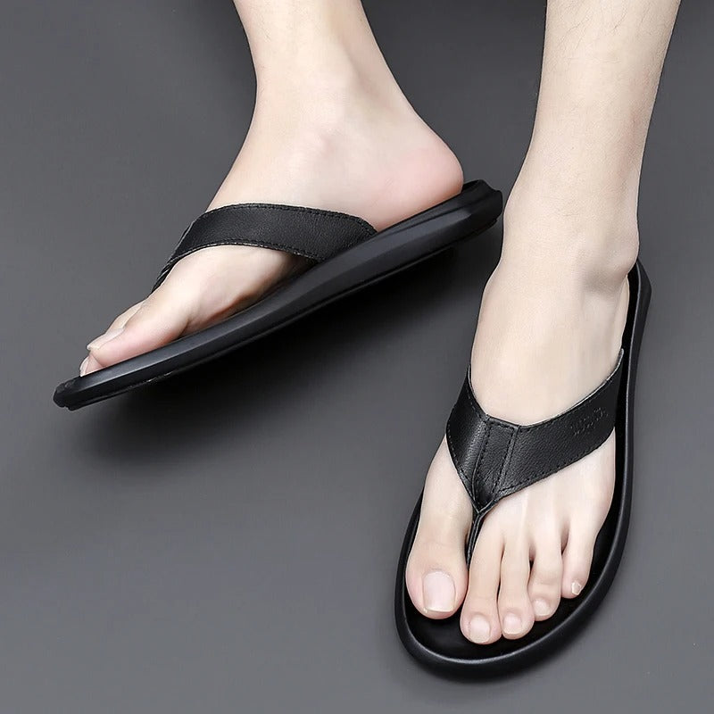 Comfortabele & Stijlvolle Heren Outdoor Zomerslippers – Leano