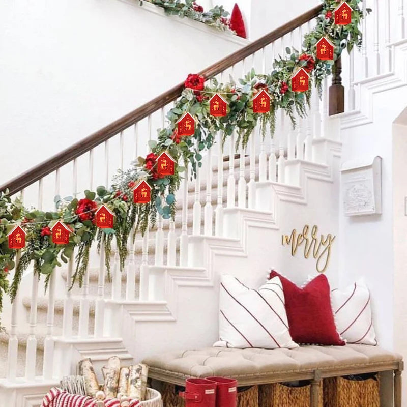 Houten Kersthuisjes Met LED Verlichting - GlowHouse