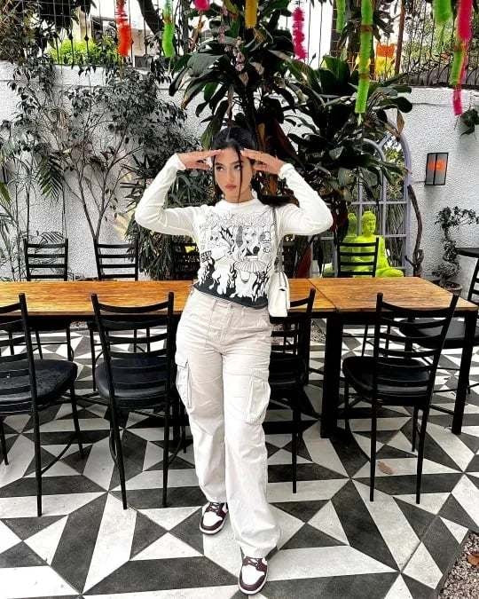 Trendy Dames Cargo Jeans - Nova