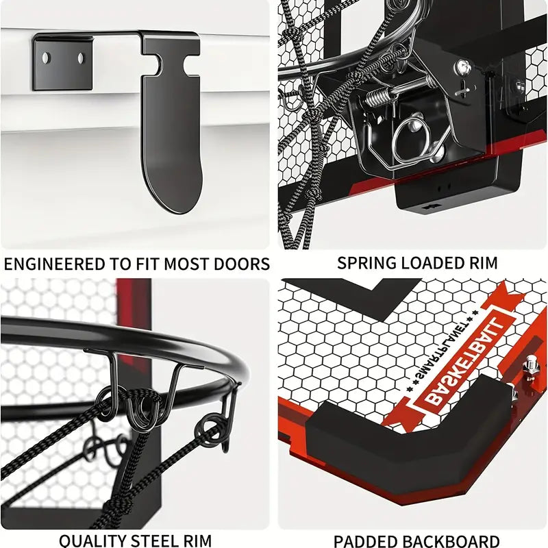 Mini Basketbalframe met Elektronisch Scorebord - BouncePro