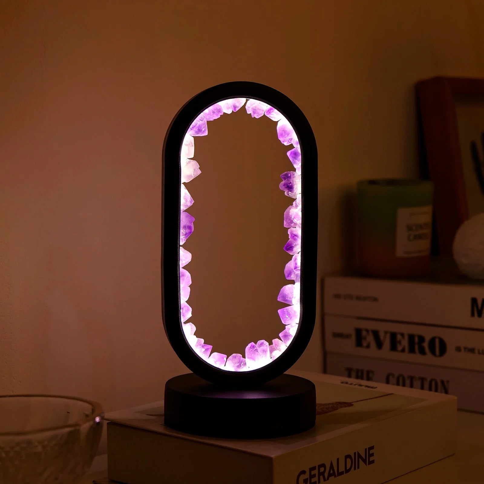 Handgemaakte Amethist Lamp - Serenith
