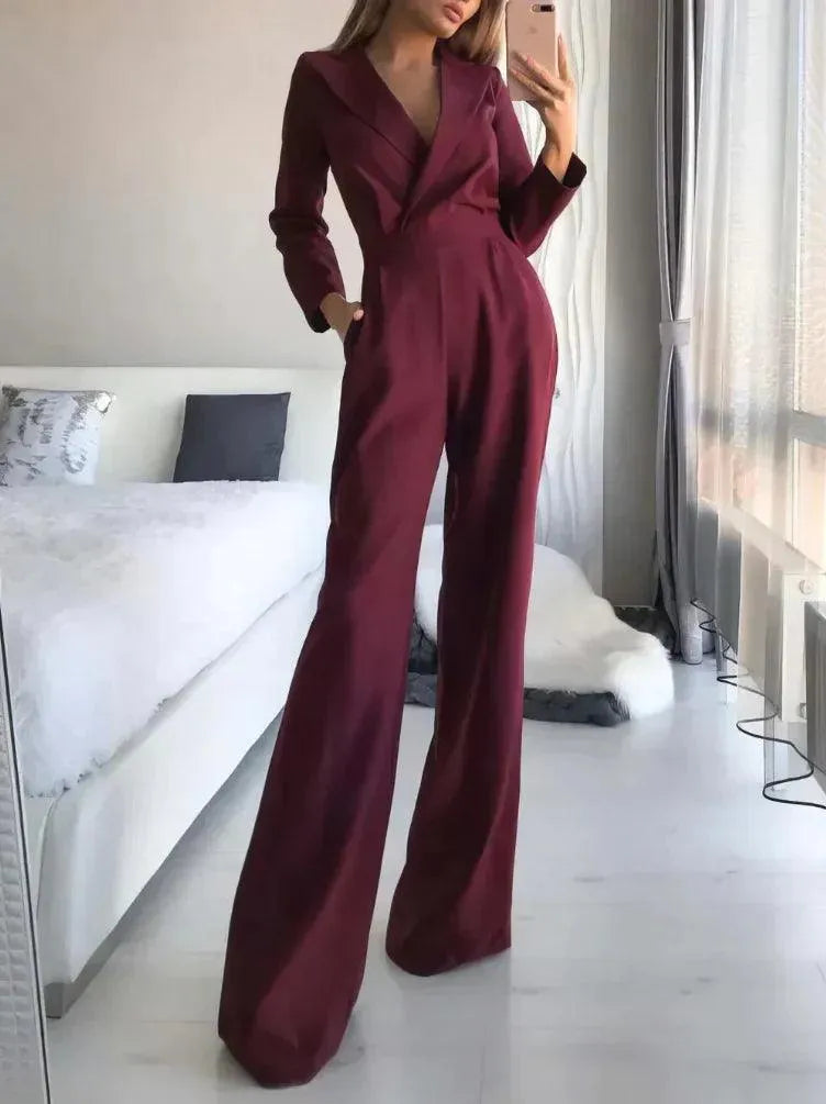 Stijlvolle Jumpsuit met Lange Mouwen - Sophie