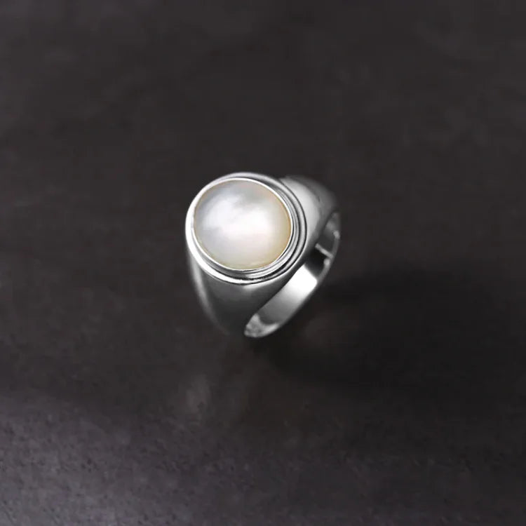 Pinctada Albina Zilveren Ring - Isla