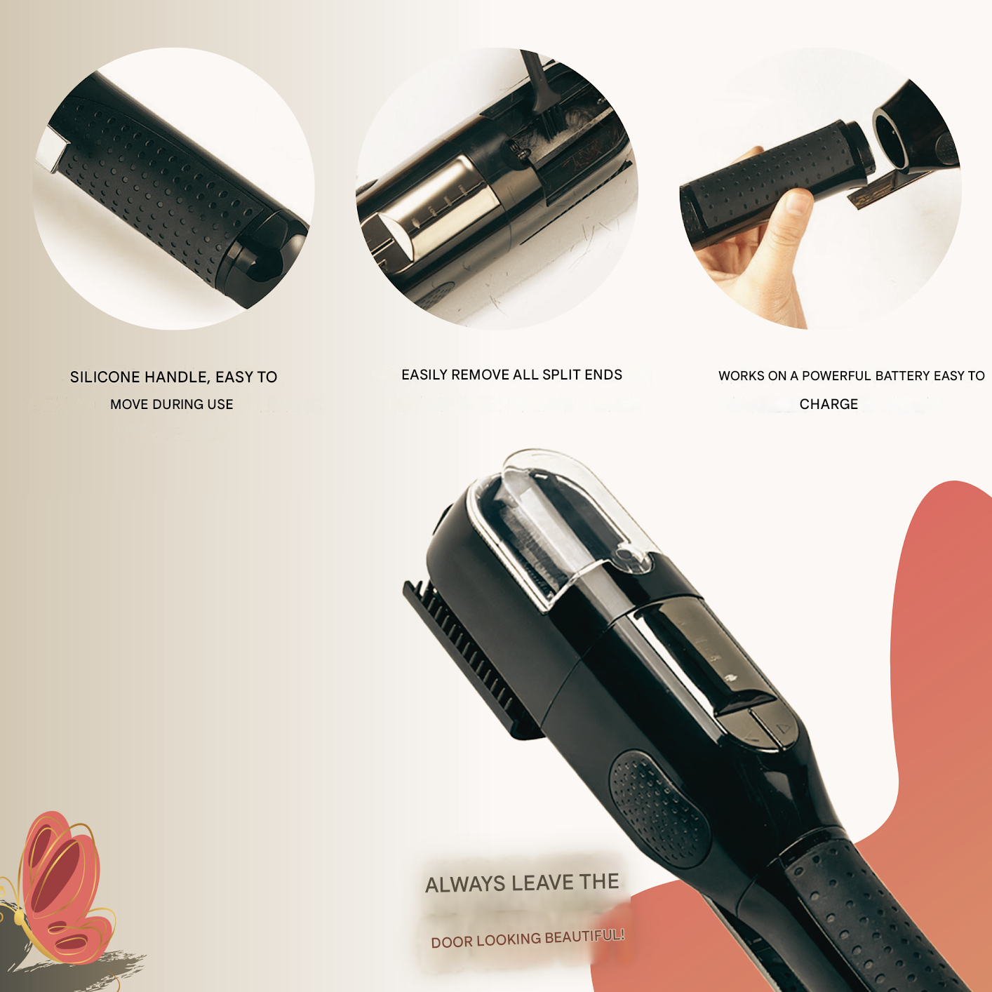 Gespleten Haarpunten Trimmer – Cleo