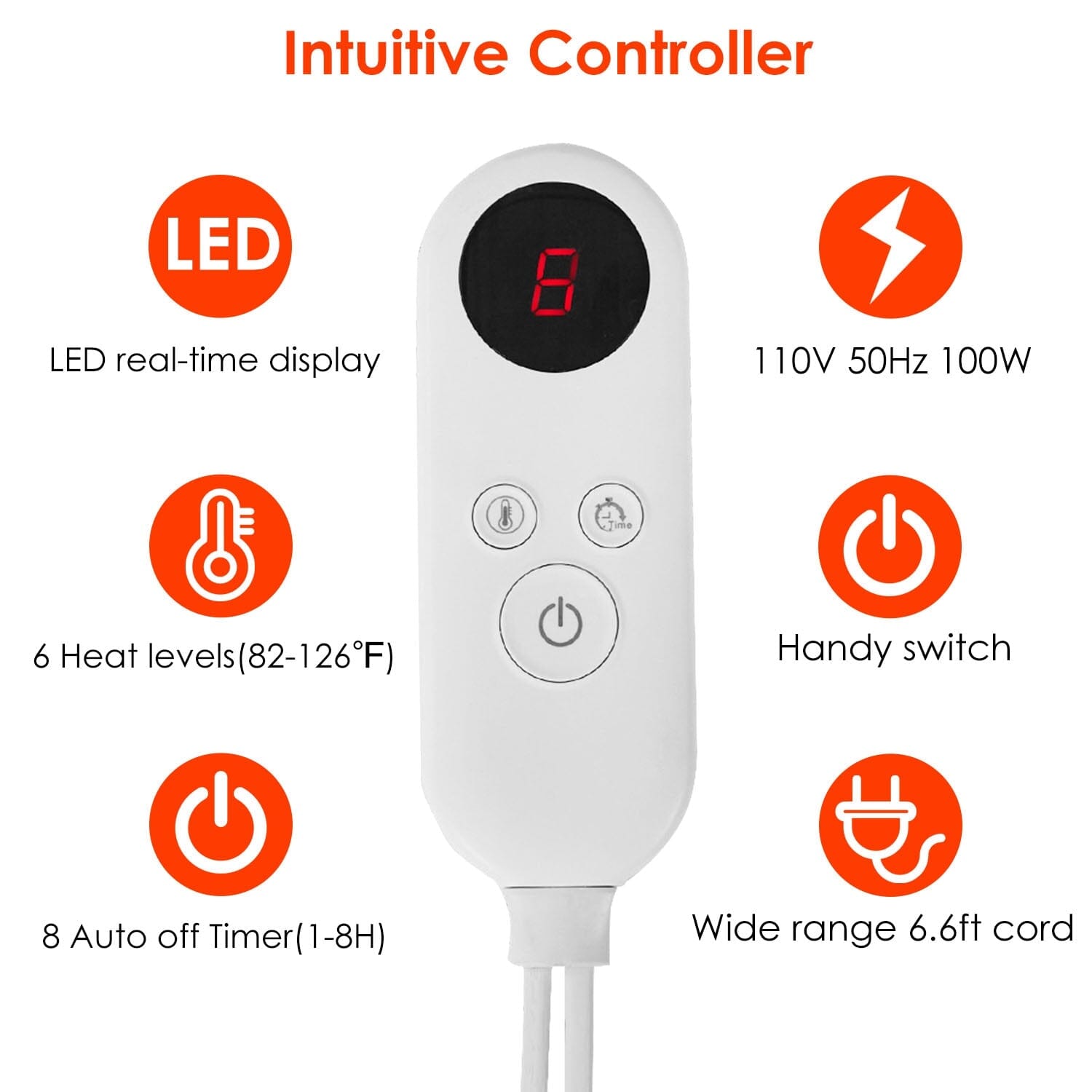 Elektrische Verwarmde Flanellen Deken - CozyHeat