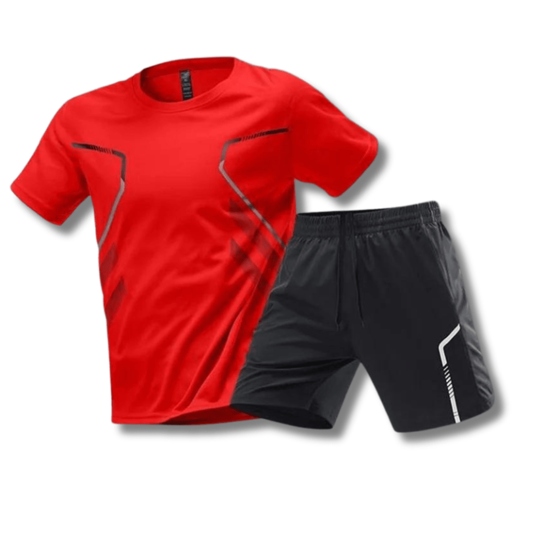 Sportoutfit voor heren – T-shirt en shorts voor training & vrije tijd