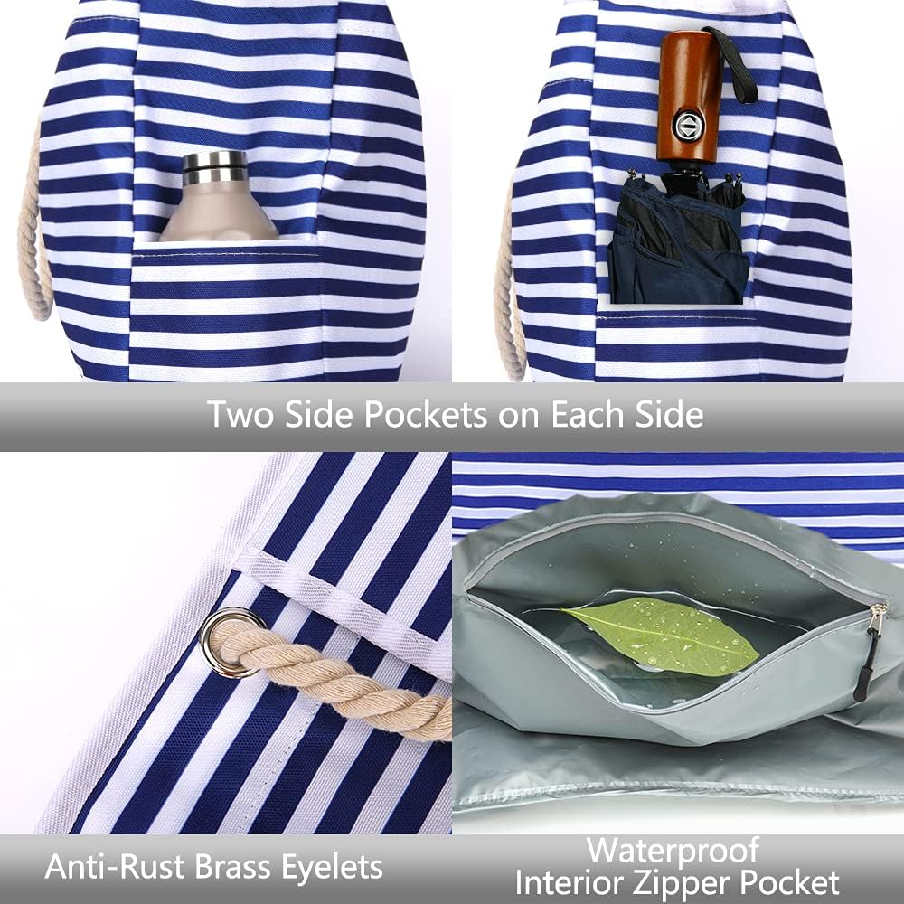 Waterdichte Extra Grote Strandtas met Bonus Reisetui – CoastCarry