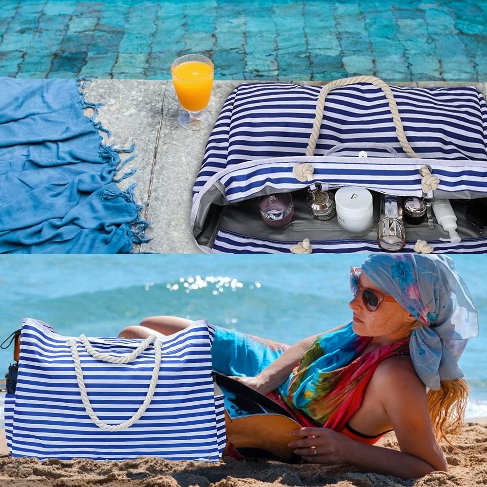 Waterdichte Extra Grote Strandtas met Bonus Reisetui – CoastCarry