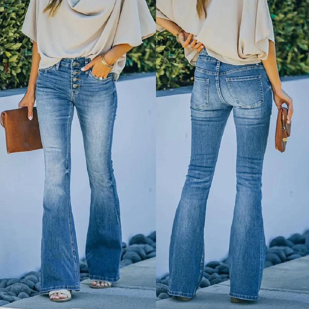Vintage Flared Dames Jeans - Livia