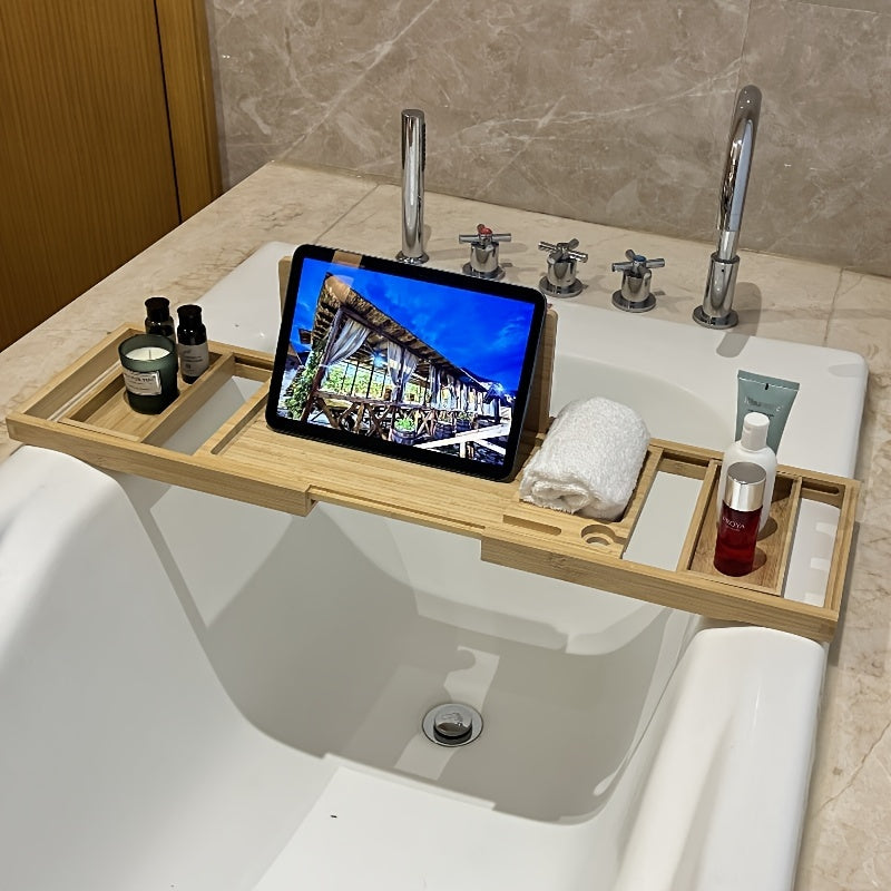 Luxe Bamboe Badkuip Tray - ZenBath