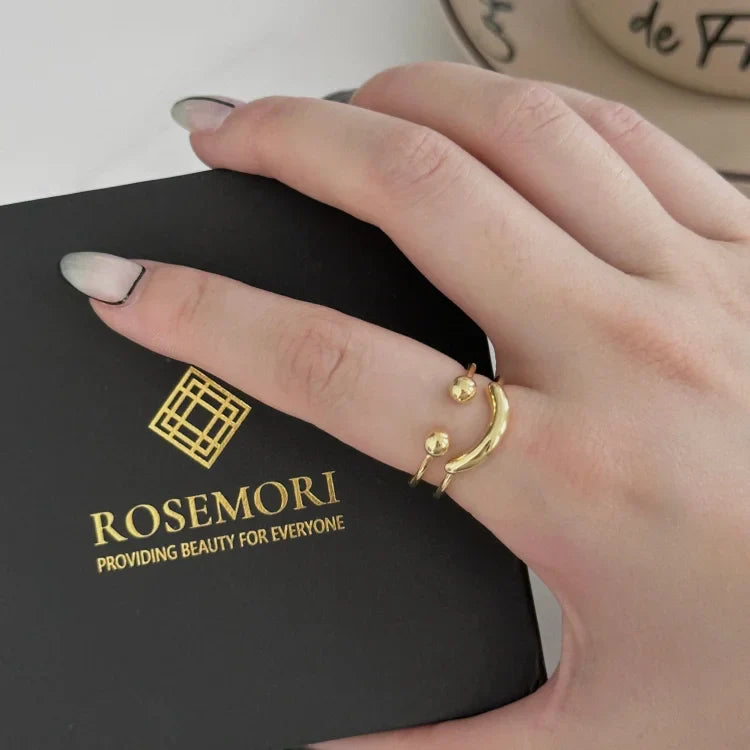 Smiley Verstelbare Ring - Mila