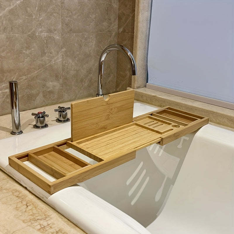 Luxe Bamboe Badkuip Tray - ZenBath