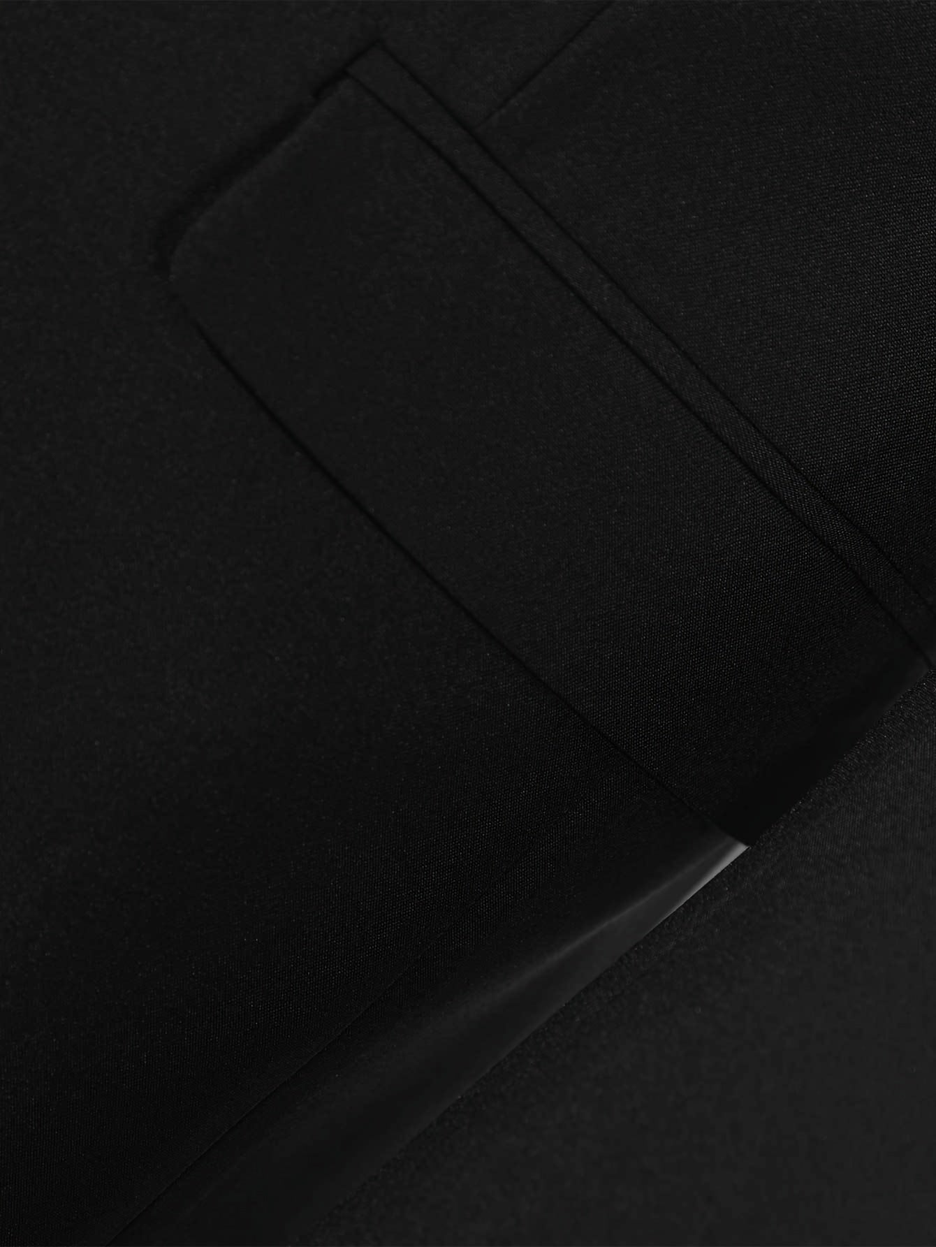 Klassiek Zwart Heren Colbert - Lars