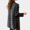 Warme Zwarte Damesjas met Luxe Afwerking - Renée