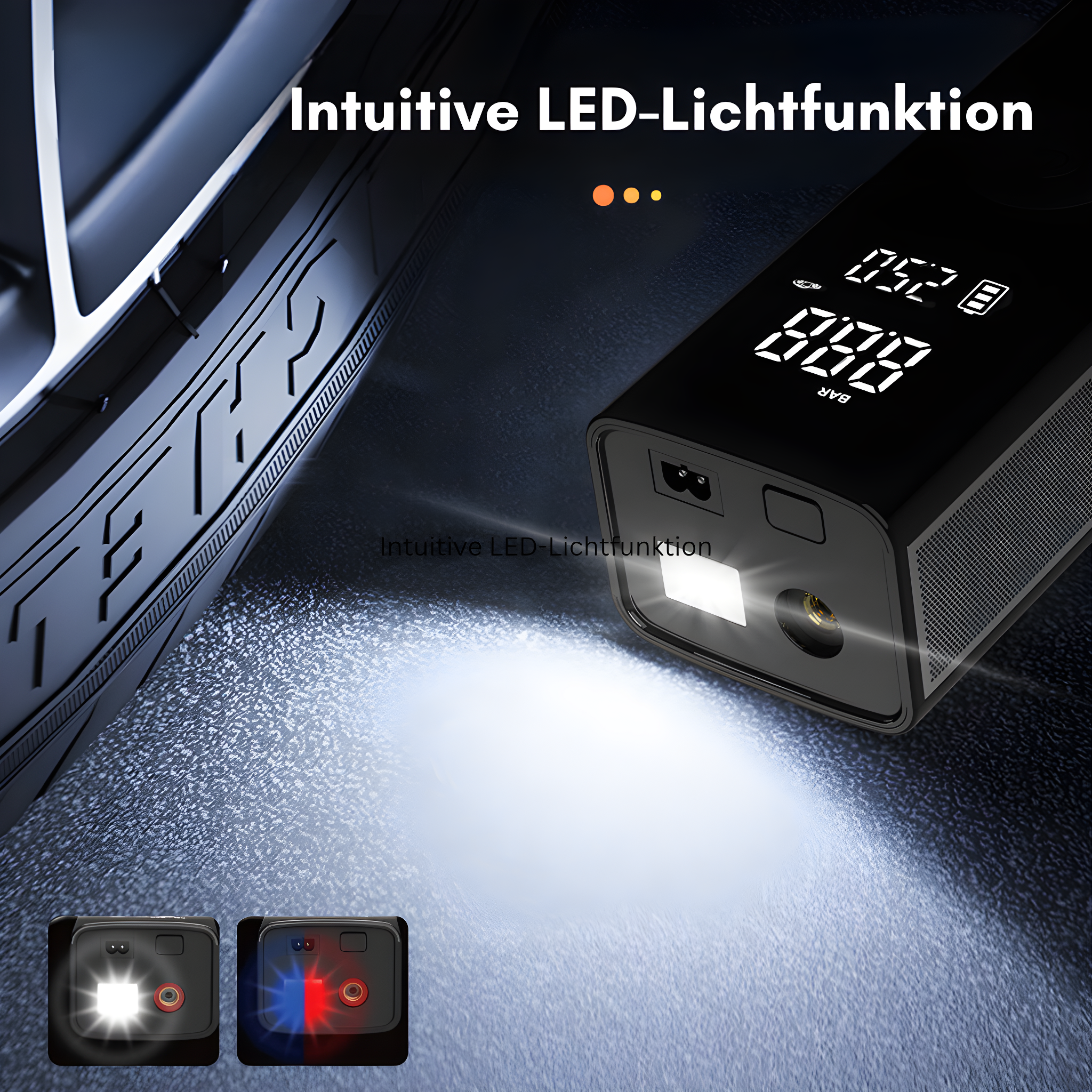 Slimme Draagbare Luchtpomp - AirMaster Pro