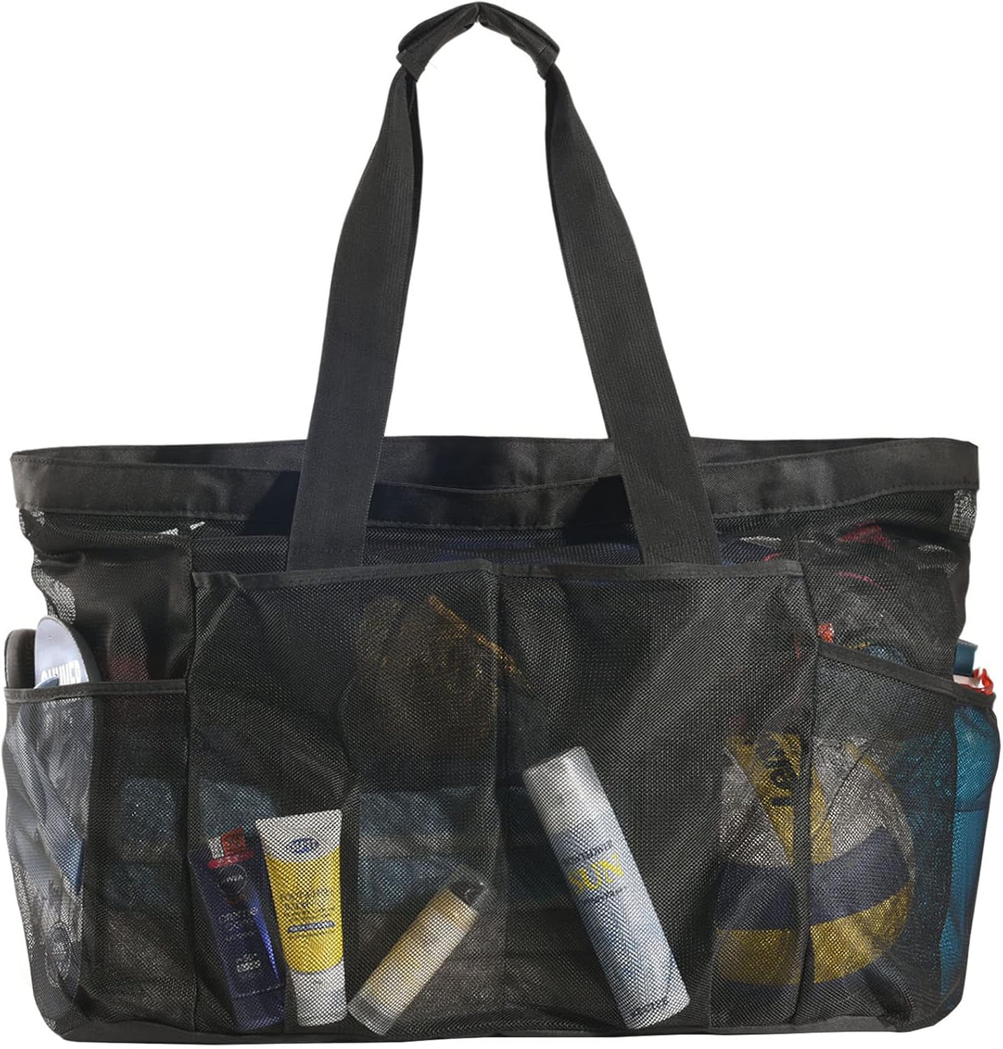 Extra Grote Mesh Strandtas met Rits – Zandvrije Draagtas (1 Kopen, 1 GRATIS)