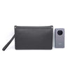 Heren Clutch van Echt Leer met Vingerafdrukslot – Zwart