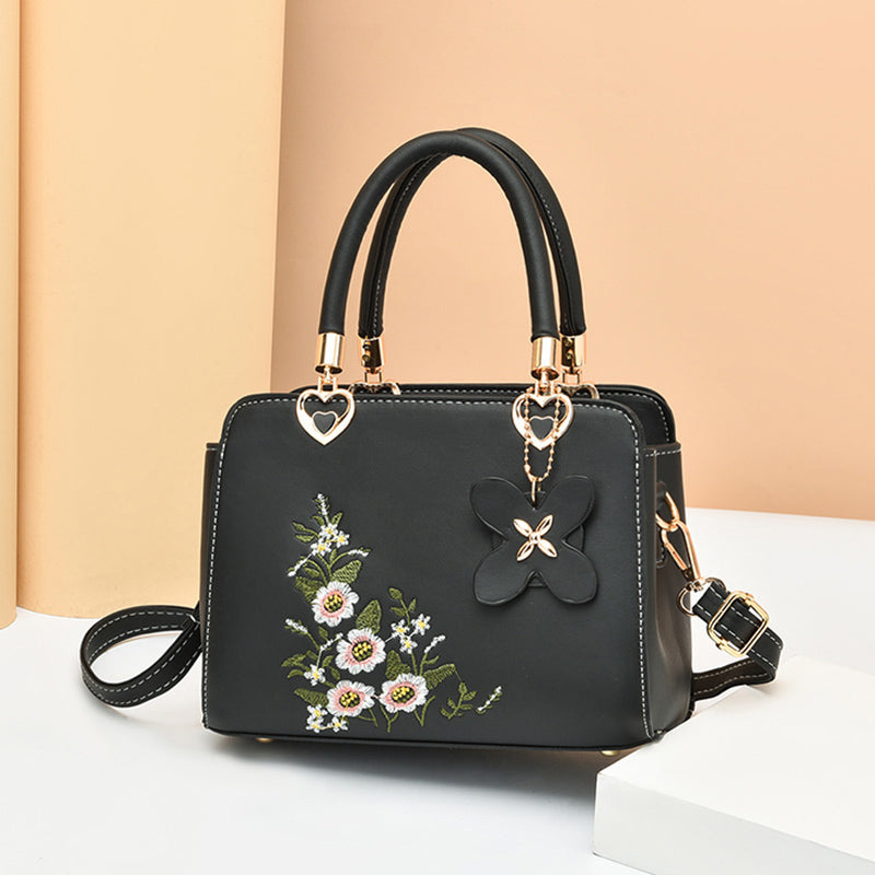 Flora Crossbody Tas | Met prachtig borduursel