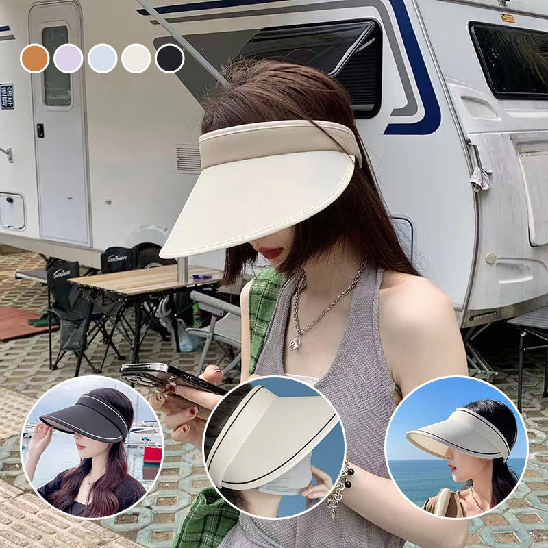 Trendy roll-up zonnenhoed met extra bescherming – FoldSun Pro