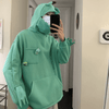 Uniseks Hoodie met Kikkerontwerp – Froggy