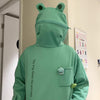 Uniseks Hoodie met Kikkerontwerp – Froggy