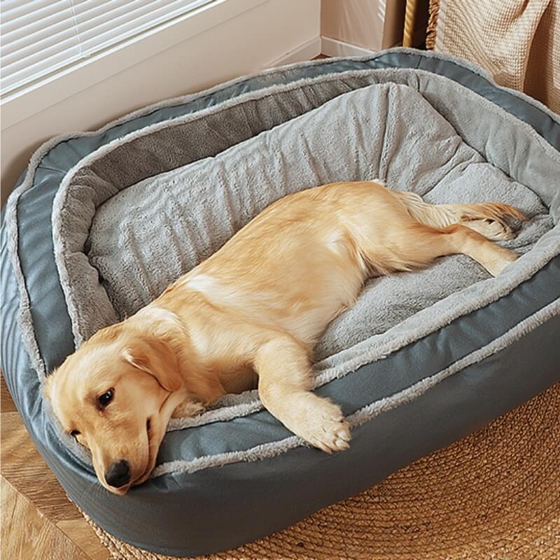 Luxe Hondenbed met Afneembare Hoes - CozyPaw™