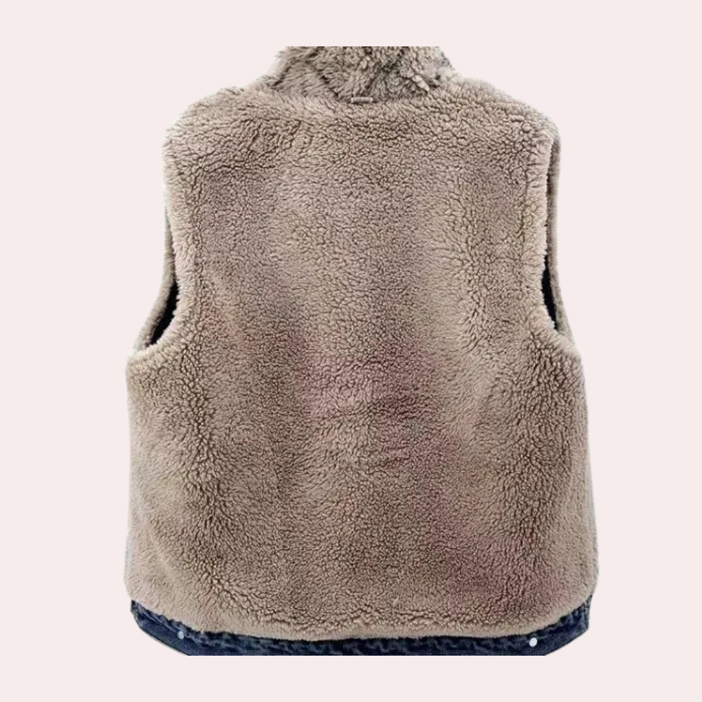 Moderne Denim Bodywarmer voor Dames - Noa