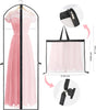 Extra Lange Kledingtas voor Jurken & Gewaden- 180 cm Beschermhoes met Handvatten (1 Kopen, 1 Gratis)